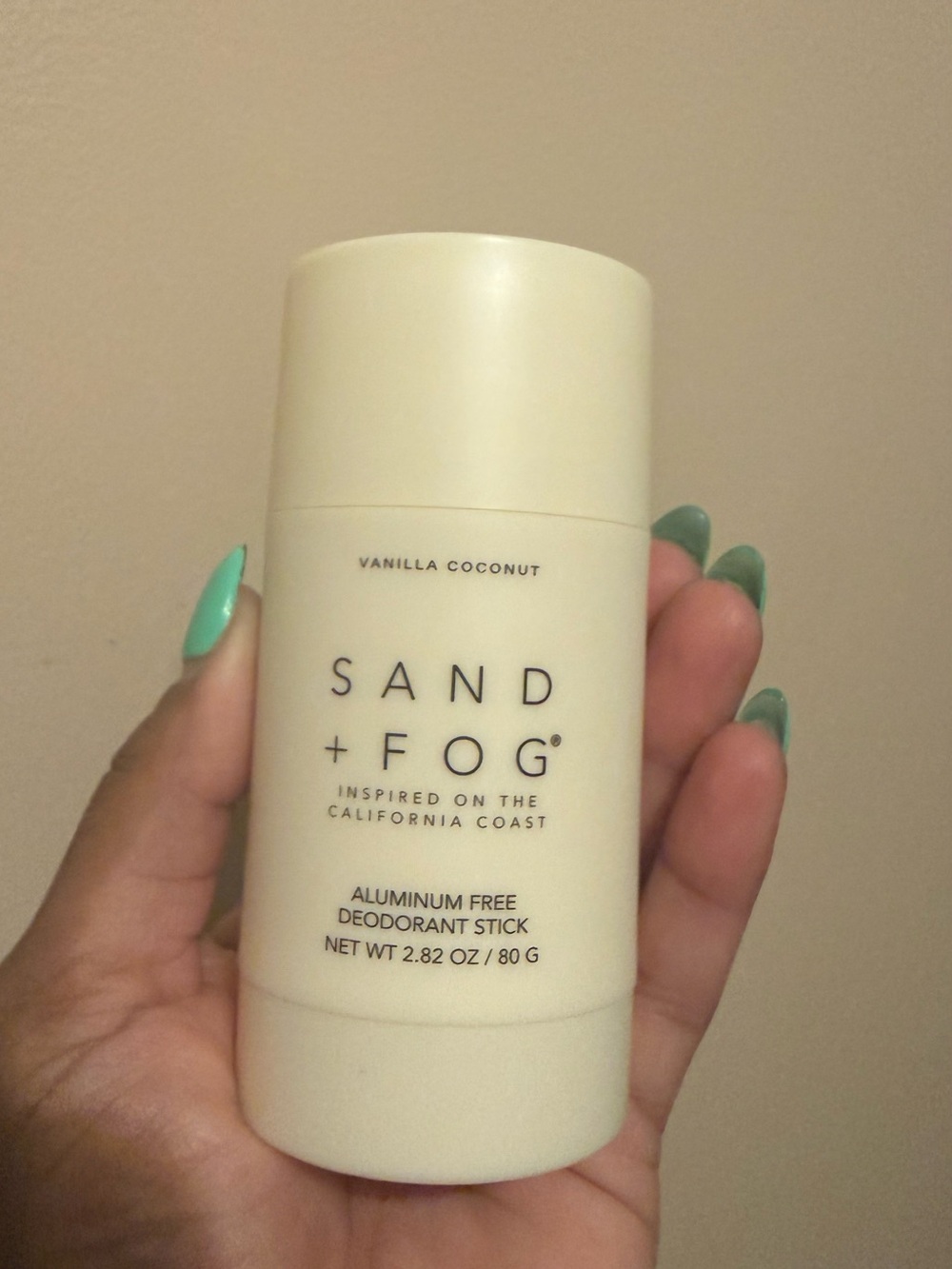 Sand + Fog Vanilla Coconut Aluminum Free Deodorant Stick
#coconut #aluminumfree